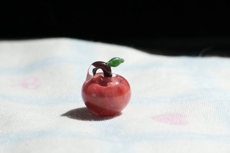 Meme Collection Mini Alien Orb – Handmade Glass Art Pendant, Quirky Cute Gift