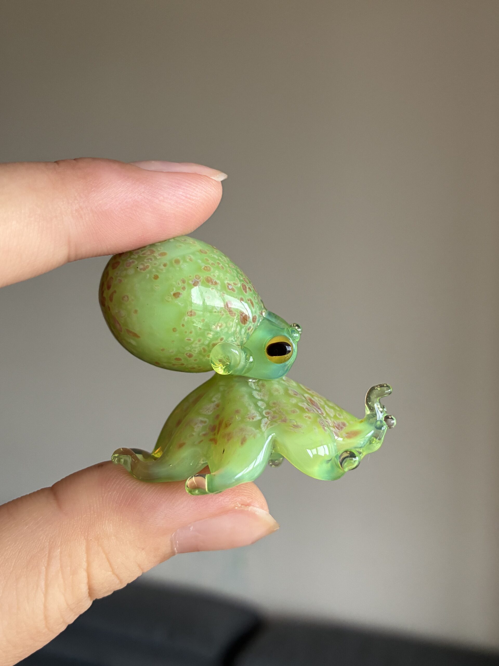 “Lampworked glass octopus, custom-made by Green Flame.” - 图片 10