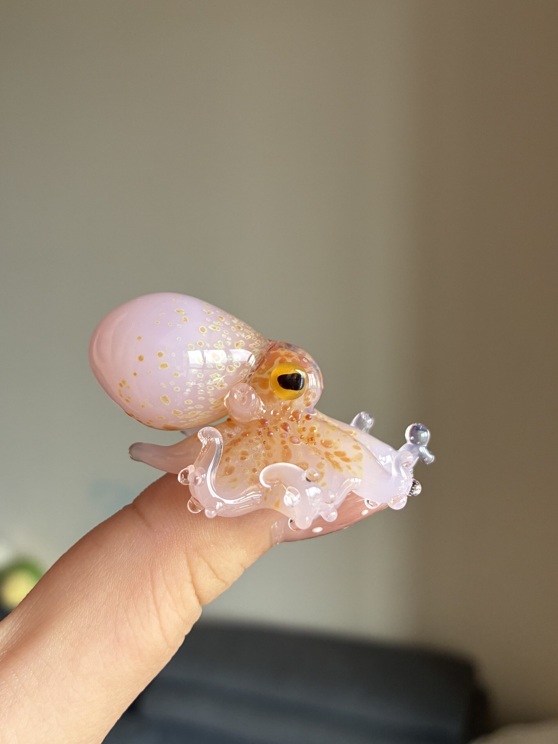“Lampworked glass octopus, custom-made by Green Flame.” - 图片 6
