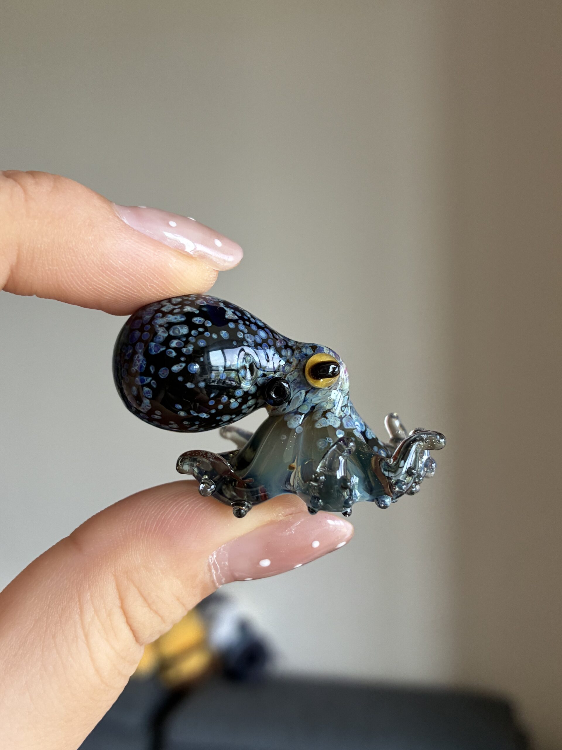 “Lampworked glass octopus, custom-made by Green Flame.” - 图片 5