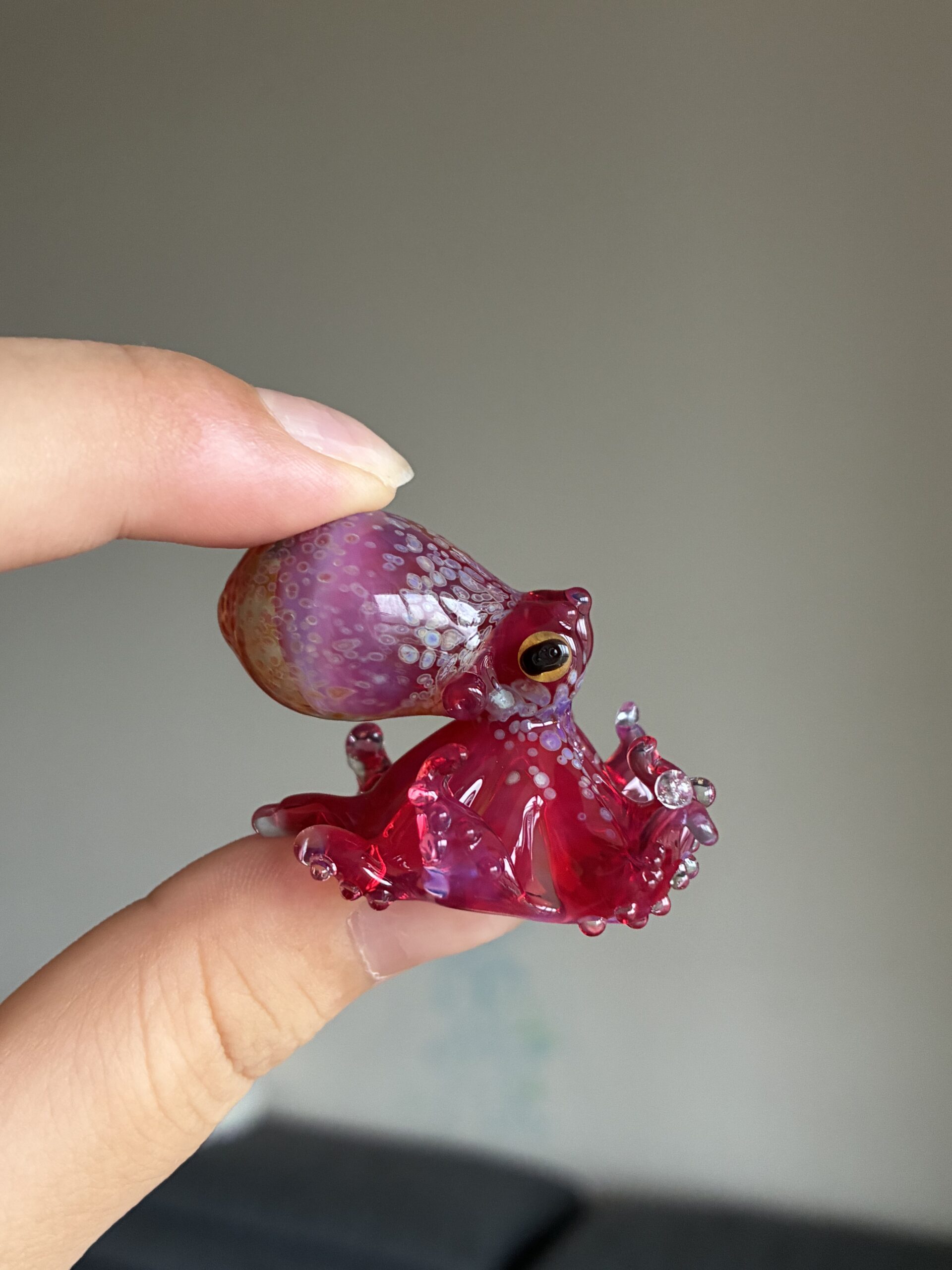 “Lampworked glass octopus, custom-made by Green Flame.” - 图片 9