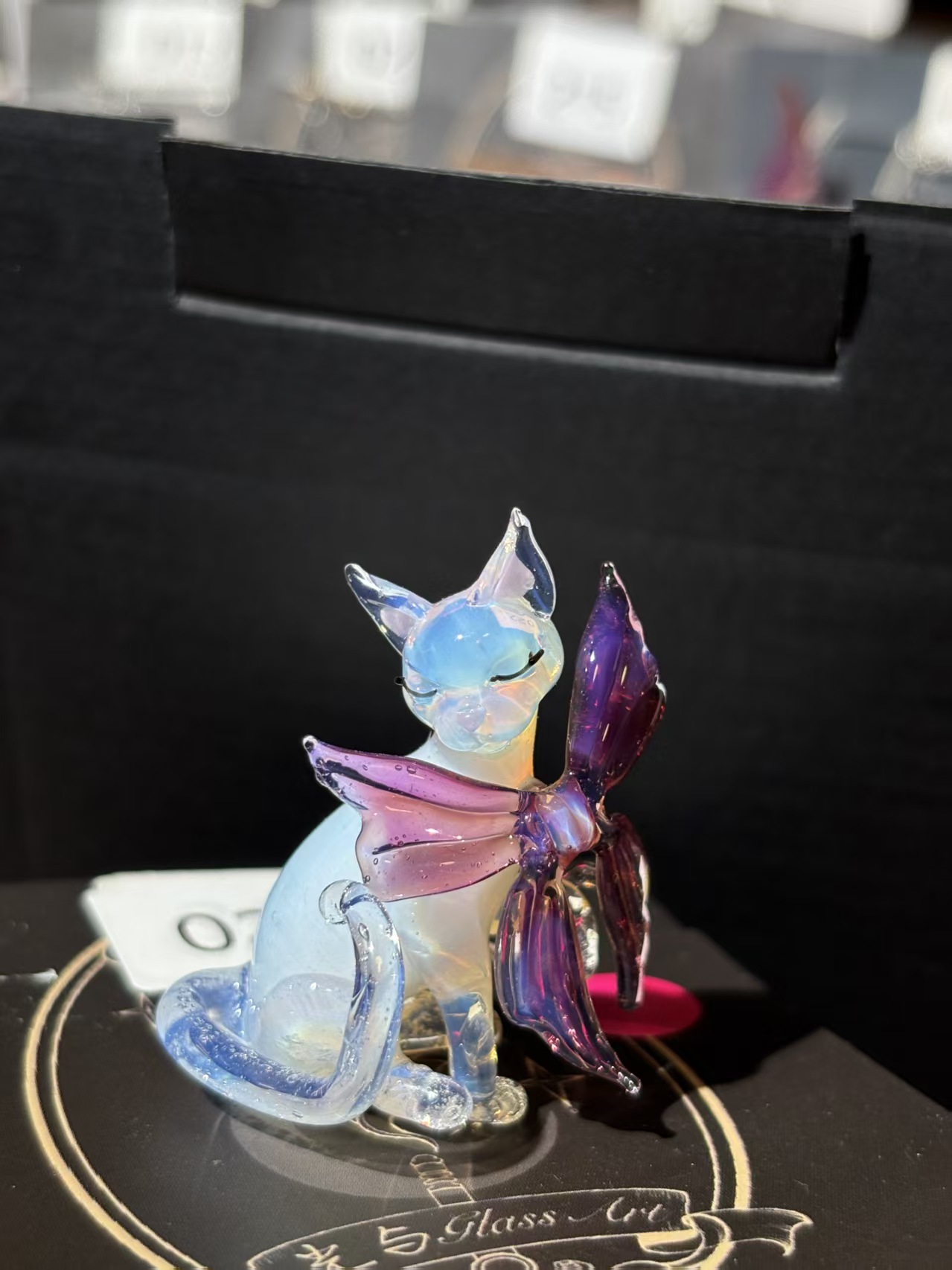Lampwork Glass Fairy Kitty: The Epitome of Grace and Elegance. - 图片 2
