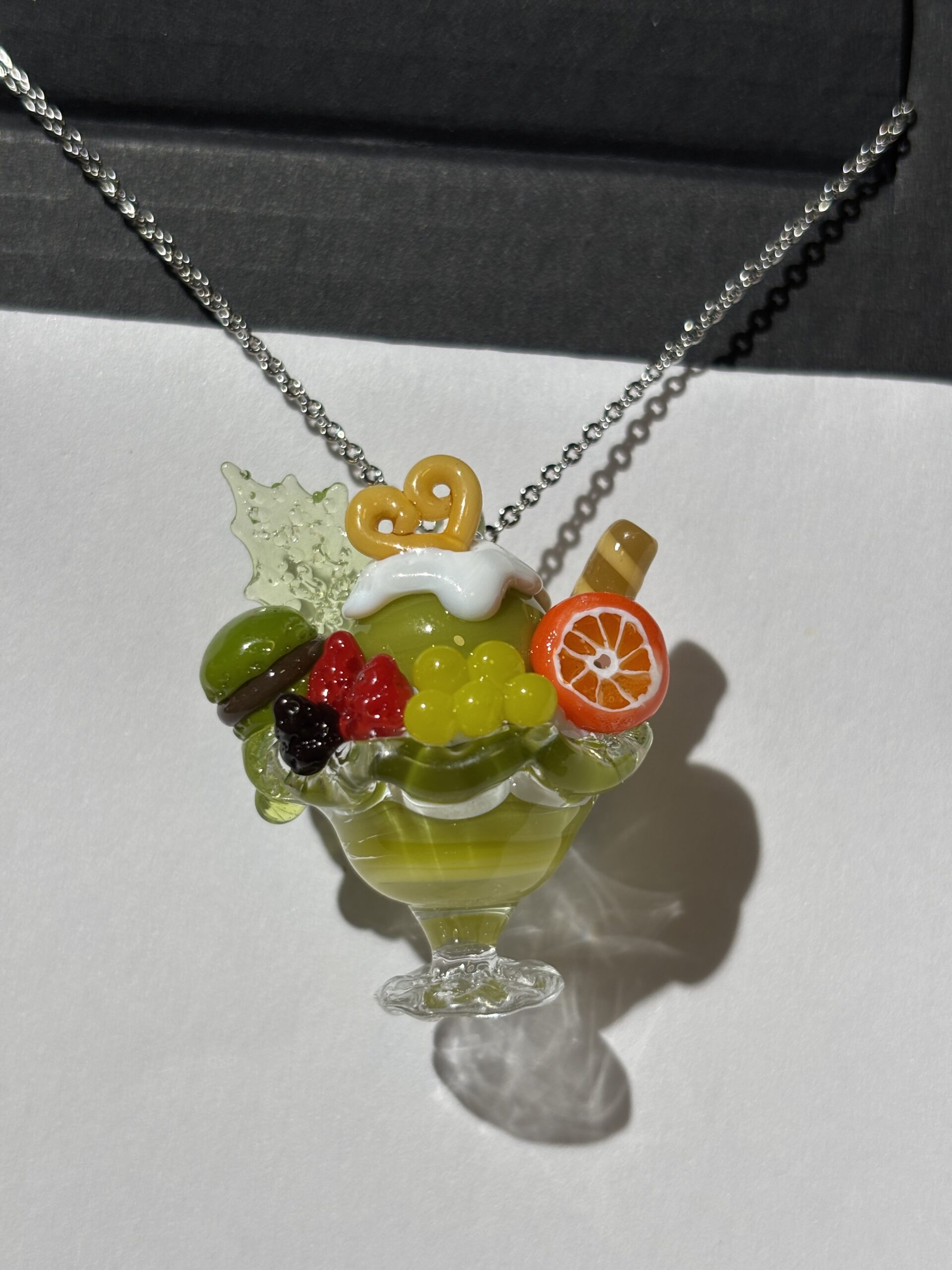 Lampwork Glass Parfait Figurine - 图片 2