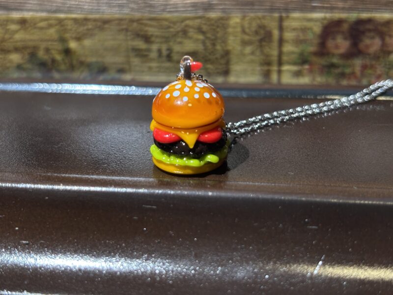 Lampwork Glass Burger
